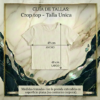 Crop Top Guide HD Camiseta Tela Fría Mujer - Croptop - Bordado Ballena - Blanco